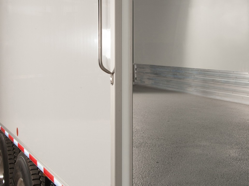 Extruded aluminum kick plate Transit