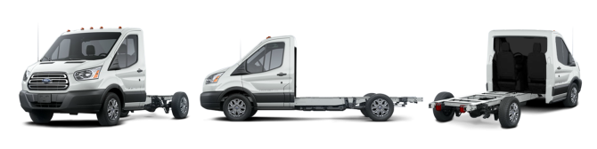 Fourgons-Transit-Parc-de-camions-Chassis-Ford-Transit-tronque-Serie-T