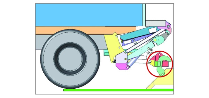 Max On-Lok™ engaged with dock restraint system